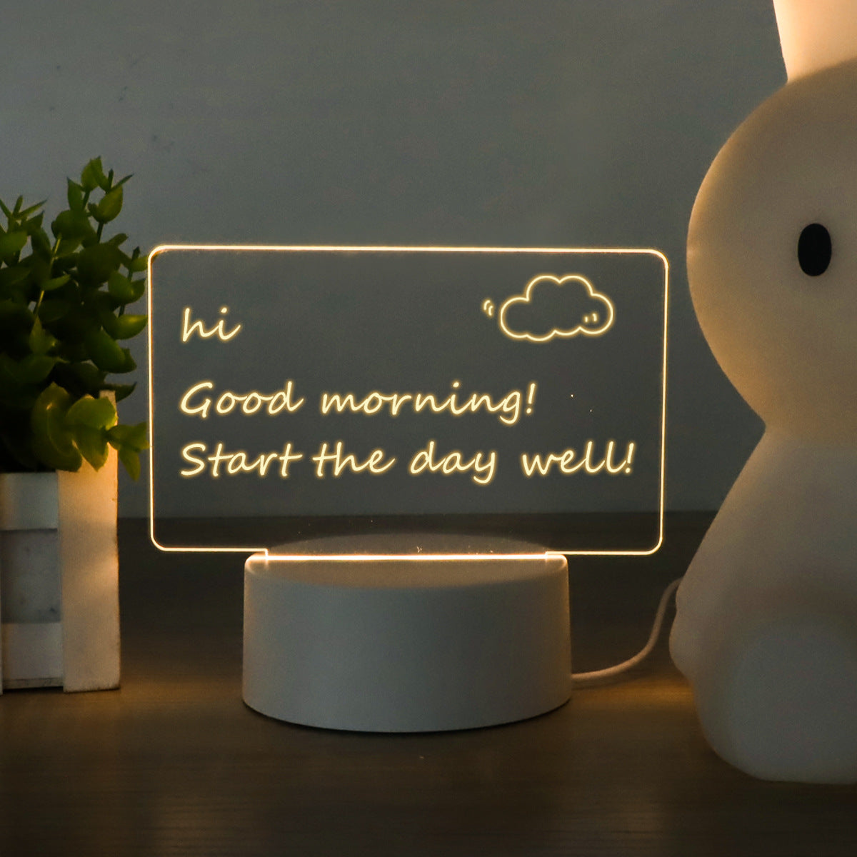LED Light Note Writing Board