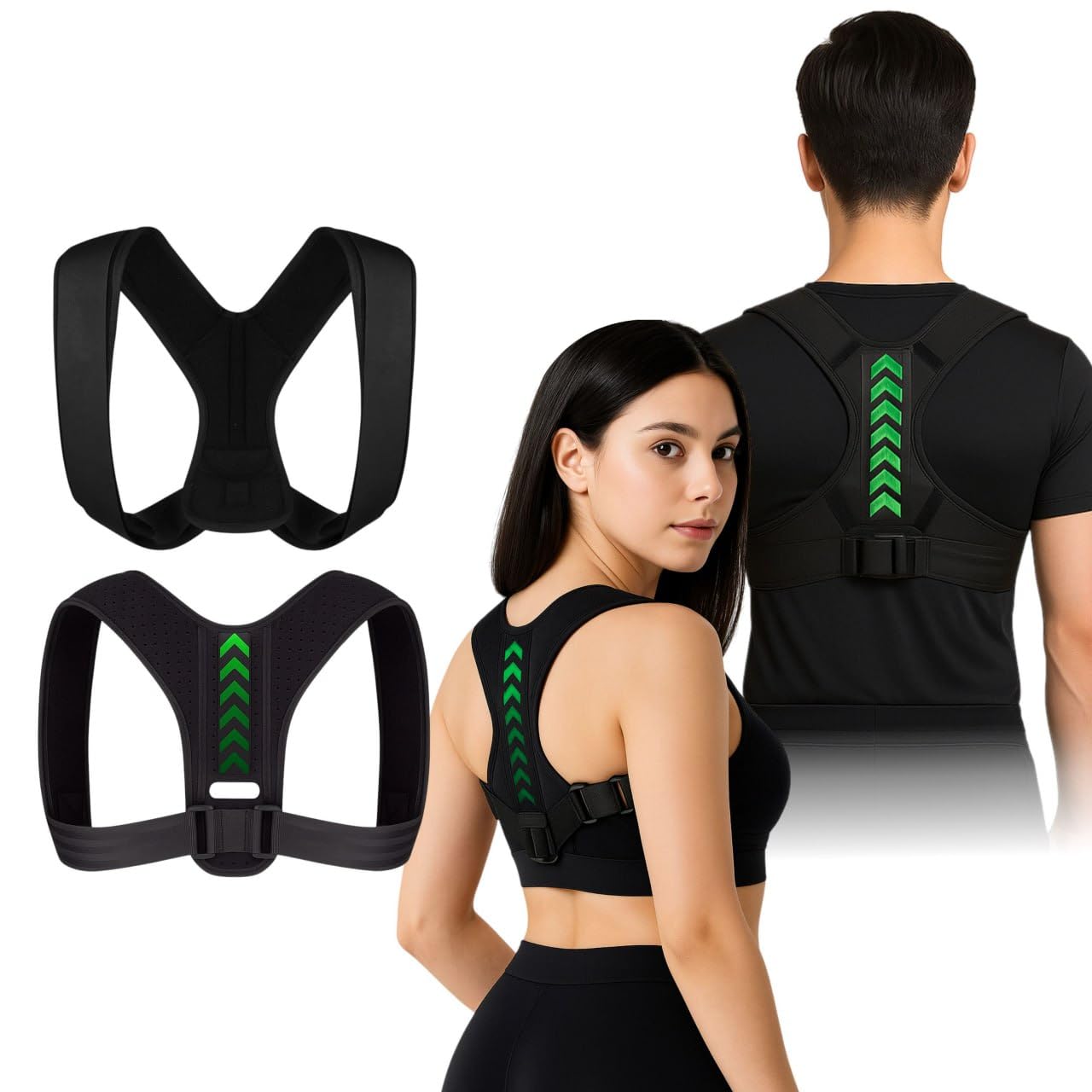 Adjustable Back Posture Corrector – Men & Women